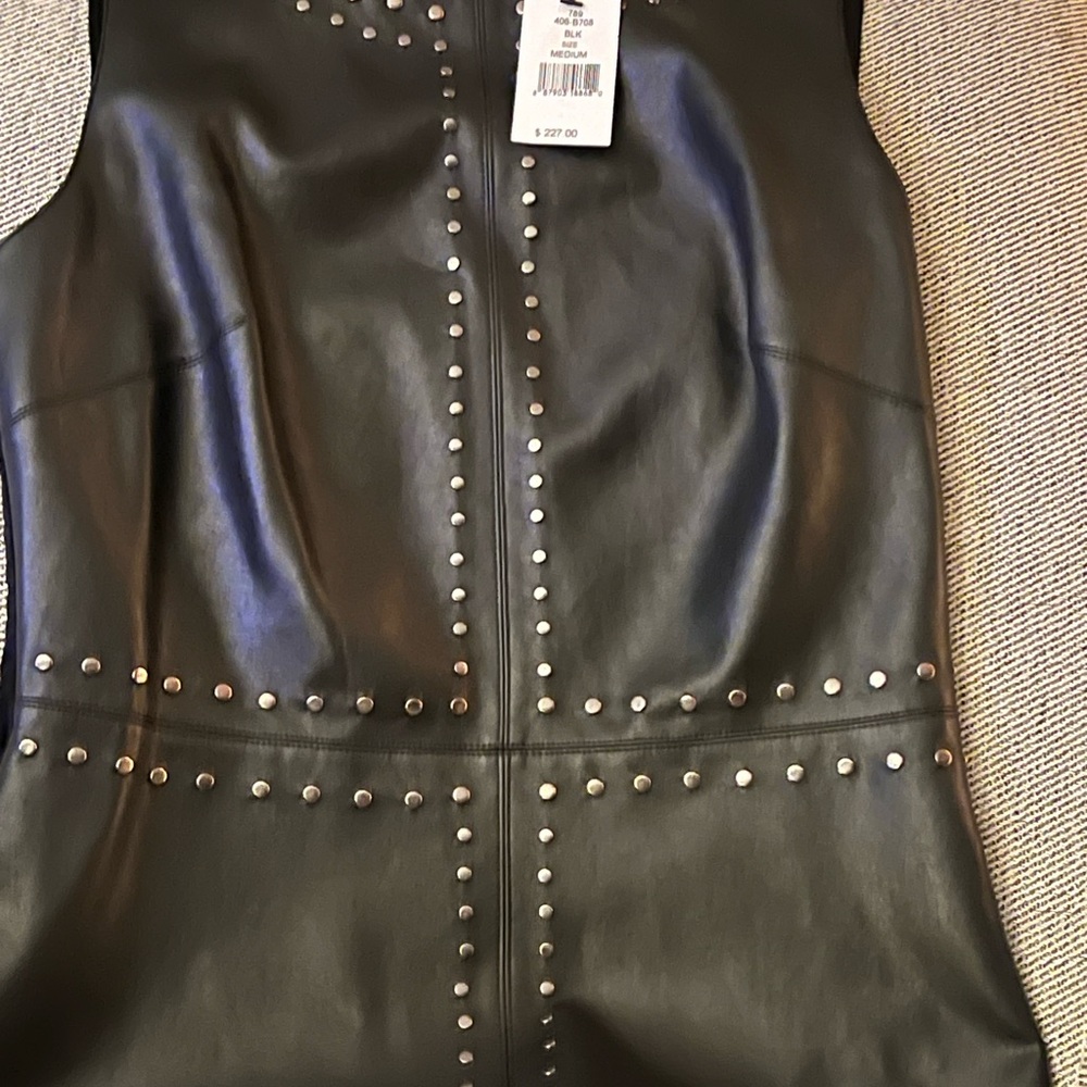 Bailey 44 Black Studded Leather shirt